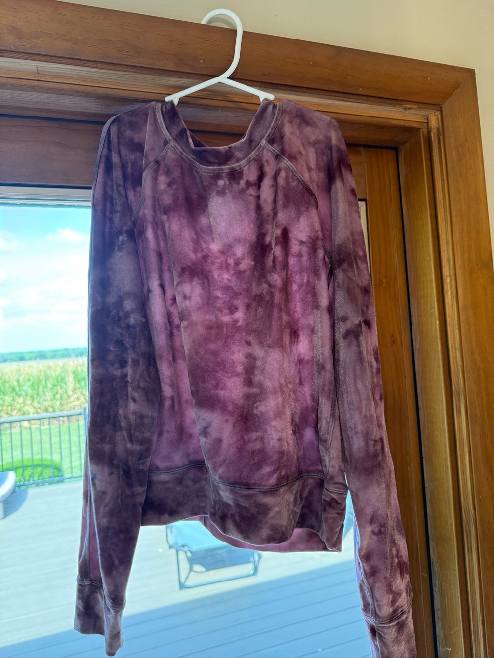 Lululemon Velvet Women’s Tie-Dye Crewneck Sweatshirt - Purple
